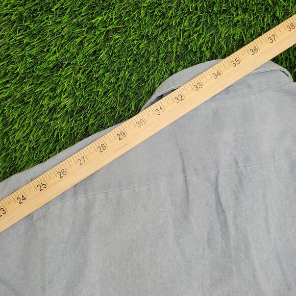 Vintage Filedmaster Button Shirt XL 16 23x30 Blue - Picture 7 of 9